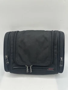 Tumi Alpha Black Ballistic Nylon Toiletry Hanging Travel Kit 22191D4 - Picture 1 of 9