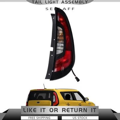 Fit For Kia Soul 2014-2019 Rear Tail Light Assembly Passenger Side Halogen Lamp Foto 1 de 4