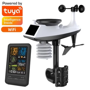 9-in-1 Professional Wi-Fi Weather Station Color Display Wireless Outdoor Sensor - Picture 1 of 16