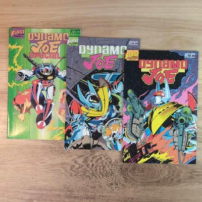 DYNAMO JOE #2, 3 + Special #1 (1985) First Comics LOT - 1st Prints - High Grade - Image 1 of 4