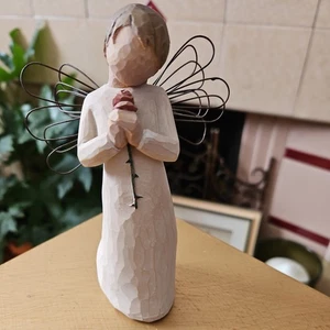 Willow Tree Love Figur Susan Lordi 2002 Girl Holding Rose Sammlerstück - Bild 1 von 22