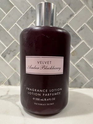 Victoria’s Secret Velvet Amber BlackBerry Fragrance Lotion 8.4 Oz Retired Read! - Image 1 of 4