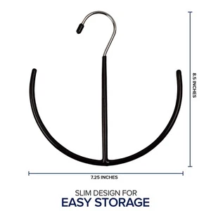 Belt Scarf Hanger Space Saving Organizer Hanging Multi Purpose Ties Shoe Rack - Picture 1 of 7