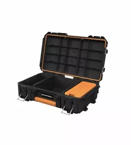 NEW AEG Quickstack 2.0 Organiser Tool Box with BONUS Wall Brackets - AQSORG - Picture 1 of 5