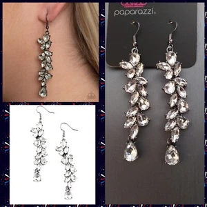 Paparazzi jewelry Earrings ( New) ☆ Unlimited Luster Black🔥 LQQK🔥 - Picture 1 of 3