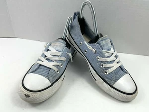 Converse All Star Ctas Sneakers Women 6 M Shoreline Shoes Blue Knit Skateboard - Picture 1 of 12