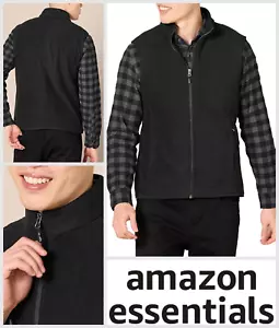 Chaleco calentador de cuerpo Amazon Essentials Gillet para hombre talla S polar polar polar - negro - Imagen 1 de 8