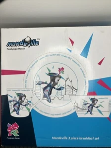 Paralympic Mascot Official London Olympics kids Breakfast bowl cup Set 2012 - Picture 1 of 4