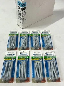 8 Stück Tapcon 1/4”x 2-3/4” Ultra-Shield Kreuzschlitz Flachkopf Betonanker 24188 - Bild 1 von 8