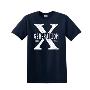 Generation X T-Shirt 1965-1980 Adult Gen X - Picture 1 of 7