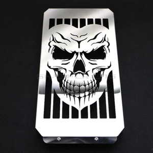 Rejilla protectora de cubierta de radiador calavera para Honda VTX 1800 C/S/T/F VTX1800 - Imagen 1 de 6