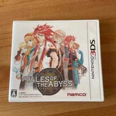 Used Namco 2011 Tales of The Abyss Nintendo 3DS Role Playing Japanese Retro Game - Image 1 of 4