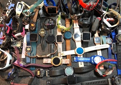 Big Digital Watch Lot For Part Or Repair Garmin,Apple,Casio,Timex,Shark,Samsung - Image 1 of 4