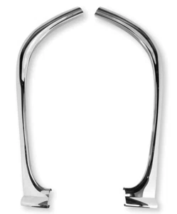 55 56 57 Chevy Convertible Outer Vertical Windshield Stainless Molding Pair New - Picture 1 of 4