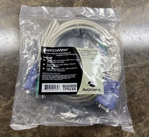 Avocent SWITCHVIEW 6' KVM-Switch-Kabel - Modell CPS2-6A - NEU - Bild 1 von 5