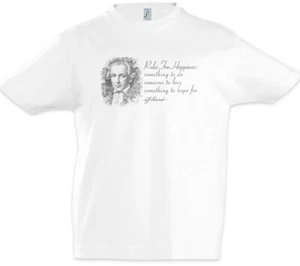 Kant Rules For Happiness Kids Boys T-Shirt Philosopher Quote Immanuel Love - Picture 1 of 1