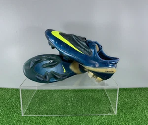 Nike Mercurial Vapor IV FG Elite US8 UK7 Blue boots Cleats mens Football/Soccers - Picture 1 of 12