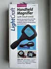 LIGHTCRAFT LED HAND-HELD MAGNIFER WITH INBUILT STAND ? MODEL LC1901 NEW/BOXED