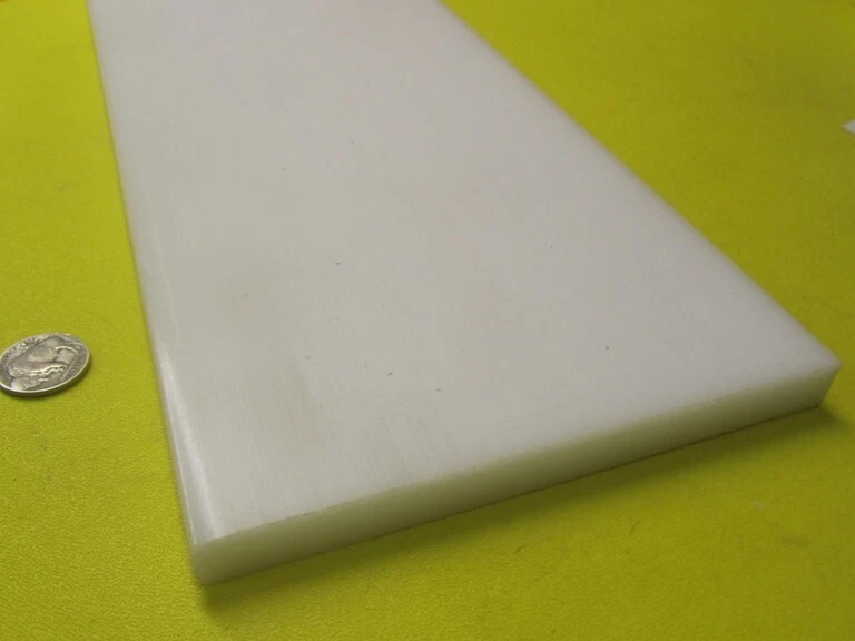 Delrin Acetal Bar 1/2" (.500") Thick x 5.00" Wide x 48" Long White - Image 1 of 4