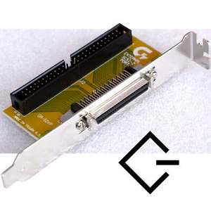 SCSI Adaptateur Internal Externe 50-PIN Câble Ruban Half Terrain M596 - Picture 1 of 1