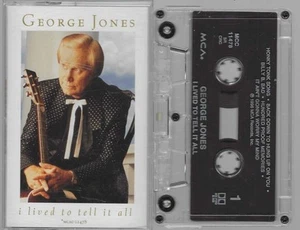 George Jones I Lived to Tell It All (Cassette, 1996 MCA) VG-VG+ - Picture 1 of 3