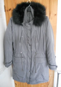 CHAQUETA ABRIGO PARKA GRIS LARGO CON CAPUCHA TUYO 20 PLUS - Imagen 1 de 2