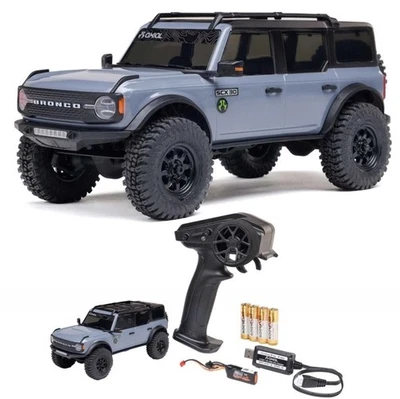 Axial 1/30 SCX30 Ford Bronco 4x4 RTR Gray Crawler w/Battery & Charger