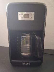 Krups Aroma Temp Control Type EC311 Filter Coffee Maker 12 Cup Black - Picture 1 of 6