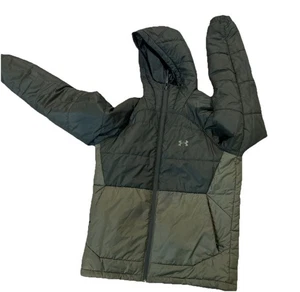 Under Armor insulated hooded jacket men’s baroque green Men’s Medium - Picture 1 of 6