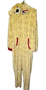 Costume da donna Disney Winnie the Pooh in pile peluche con cappuccio tuta sindacale 3X NUOVO - Foto 1 di 7