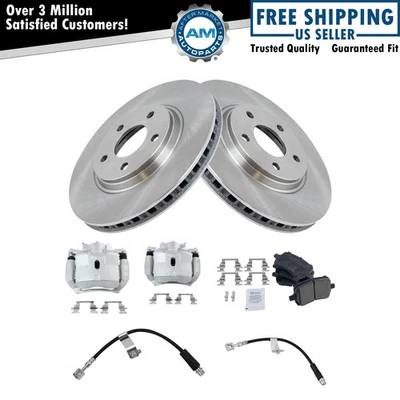 Front Brake Pad & Rotor Kit For 04-12 Chevrolet Malibu Pontiac G6 Saturn Aura - Image 1 of 4