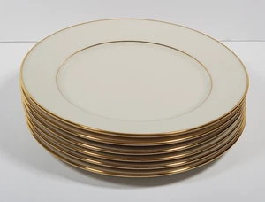 Lenox Bread Butter Plates Cosmopolitan Collection Hayworth Ivory 6 3/8 Set of 6 - Picture 1 of 11
