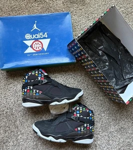 Nike Air Jordan Retro 8 Quai 54 Size 8.5 Men's - Picture 1 of 11