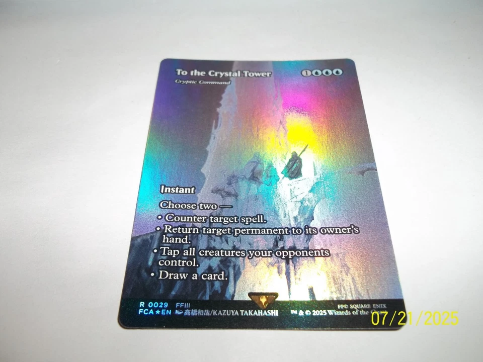 FOIL Cryptic Command To The Crystal Tower Foil  Final Fantasy x1 NM/LP - Image 1 of 2