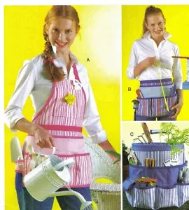 NUOVO Grembiule e Secchiello Organizzatore Modello Taglia S-XXL McCall's 4322 Fuori Produzione - Foto 1 di 2