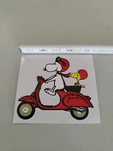 Aufkleber Vespa Snoopy Auf Vespa - Bild 1 von 1