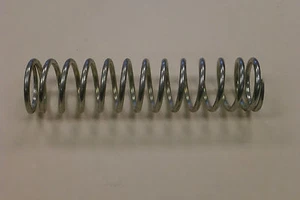 New 3.5 - 4" Silver Coiled Spring (Qty 2) - Picture 1 of 2