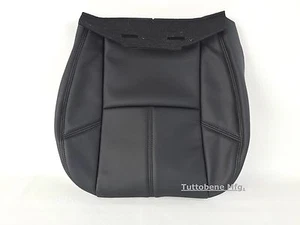 2007-2014 GMC YUKON SIERRA LEATHER PASSENGER (Bottom) SEAT COVER EBONY "BLACK"  - Picture 1 of 3