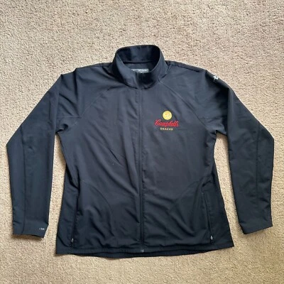 Under Armour Windbreaker Womens 2XL Full Zip Campbells Mock Neck Heat Gear Storm - Image 1 of 4