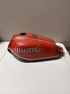 Vintage Red & Black Fuel tank for 1981 Honda xl250s Great Display Piece Rare - Picture 1 of 11