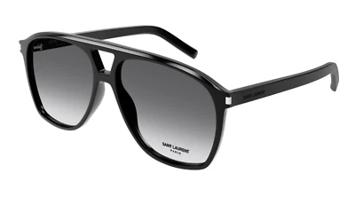 Gafas de sol Saint Laurent SL 596 DUNE 006 negras unisex nuevas auténticas Foto 1 de 4