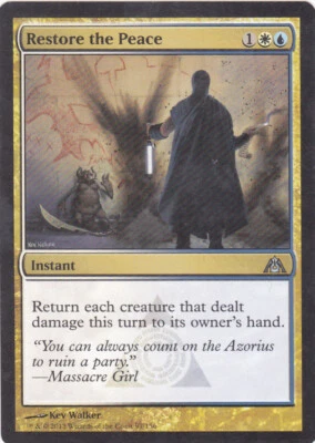 Restore the Peace Dragon's Maze Magic the Gathering MTG x3 - Image 1 of 4