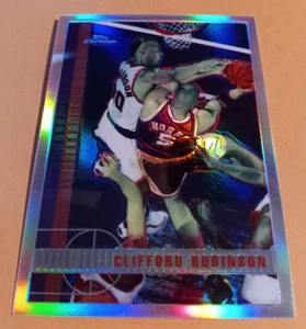  1997-98 Topps Chrome Refractor Clifford Robinson  #202 - Suns - Picture 1 of 3