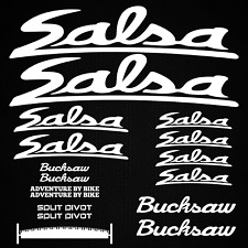 Salsa Bucksaw road bike decals bicycle frame stickers fork bmx mtb vinyl ORACAL