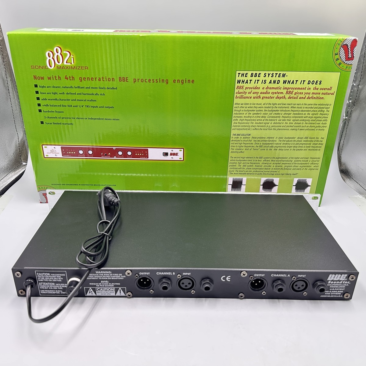 配信機器・PA機器・レコーディング機器 BBE 882 SONIC HARMONIZER 配信機器・PA機器・レコーディング機器 BBE 882 SONIC