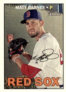 2016 Topps Heritage High Number Baseball Matt Barnes #649 - Picture 1 of 2