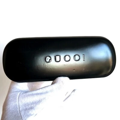fodero occhiali da sole vista GUCCI box sunglasses custodia case nero vintage  - Immagine 1 di 3