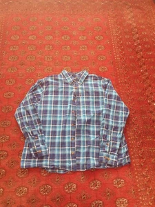 Duluth Trading Shirt Herren XXL REG blau kariert geknöpft langarm - Bild 1 von 6