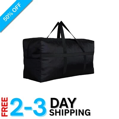 Black Extra Large Duffle Bag with Lockable Zipper - Ideal for All Adventures - Image 1 of 4