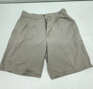 Pantalones Cortos de Senderismo Cabeza de Pato Para Hombre 32 Gris Logo Bolsillos Plisados Frontal Cremallera Pesca con Mosca - Imagen 1 de 11